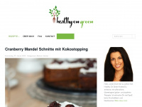 healthyongreen.de Webseite Vorschau