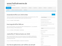 freifunk-werne.de Webseite Vorschau