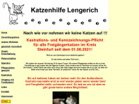 katzenhilfe-lengerich.de Webseite Vorschau