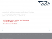 yacht-center-nrw.de Webseite Vorschau