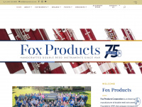foxproducts.com Webseite Vorschau