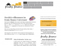 freakyfinance.net Webseite Vorschau