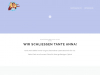 tante-anna-cafe.de Webseite Vorschau