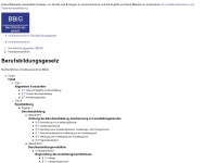 berufsbildungsgesetz.net Webseite Vorschau