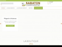 sabaton.fr Webseite Vorschau