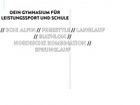 schigymnasium.at Webseite Vorschau