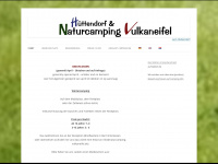 naturcamping-vulkaneifel.de Webseite Vorschau