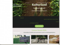 kulturland.de Webseite Vorschau