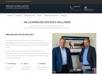 wackerwallmeier.de Webseite Vorschau