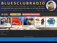 bluesclubradio.de Webseite Vorschau