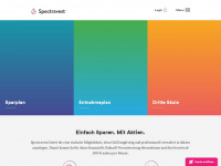 spectravest.ch Webseite Vorschau