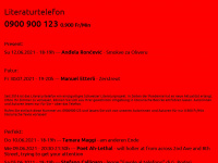 literatur-telefon.ch Webseite Vorschau