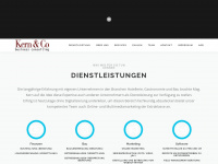 kern-co.at Webseite Vorschau