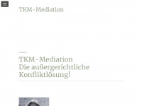 tkm-mediation.at Webseite Vorschau