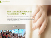 europeanmidwives.com Webseite Vorschau