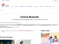 unionemusicale.it Webseite Vorschau
