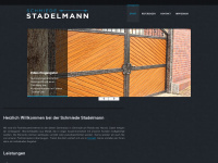 schmiede-stadelmann.de Webseite Vorschau