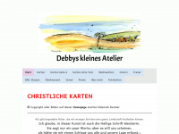 debbys-kleines-atelier.ch Webseite Vorschau