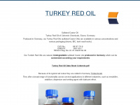 turkey-red-oil.com Webseite Vorschau