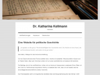 katharinakellmann-historikerin.de Webseite Vorschau