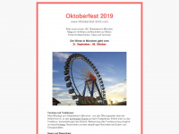 oktoberfest-2019.com Webseite Vorschau