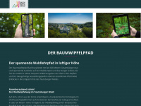 baumwipfelpfad-badiburg.de Webseite Vorschau