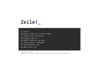 zeile1.com Webseite Vorschau