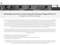 zeitgeschichte-dachau.de Webseite Vorschau