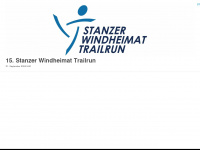 stanzer-trailrun.at Webseite Vorschau