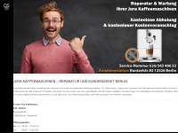 jura-kaffeemaschinen-berlin.de Webseite Vorschau