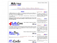 mactras.ch Webseite Vorschau