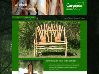 carpinus-wildholz.de Webseite Vorschau