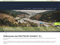 aganat.com Webseite Vorschau