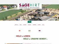saege-hirt.at Webseite Vorschau