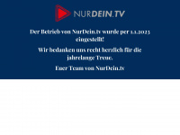 nurdein.tv Webseite Vorschau