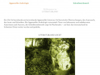 literaturland.ch Webseite Vorschau