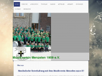 musikverein-menzelen.de Webseite Vorschau