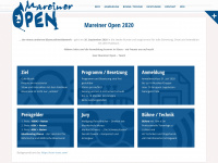 mareiner-open.at Webseite Vorschau