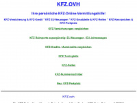 kfz.ovh Webseite Vorschau