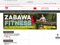 fitshop.pl Webseite Vorschau