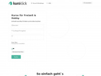 kursklick.com Webseite Vorschau