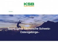 ksb-sportjugend.net Webseite Vorschau