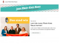 jusos-kreis-neuss.de Webseite Vorschau