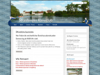straubinger-kanuclub.de Webseite Vorschau