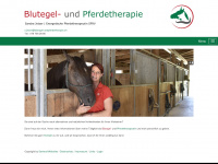 blutegel-undpferdetherapie.ch Webseite Vorschau
