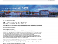 dgpsf-tagung.de Webseite Vorschau