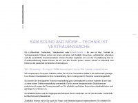 soundandmore.at Webseite Vorschau
