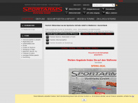 sportarms.eu Webseite Vorschau