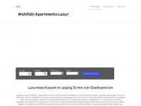 luxury-apartment-leipzig.de Webseite Vorschau