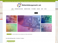 weiterbildungsmarkt.net Webseite Vorschau